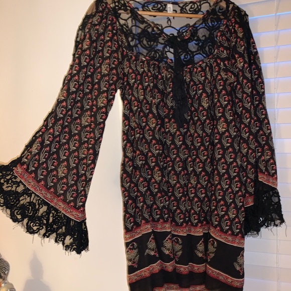 Free People Patterned Dress - Picture 1 of 2